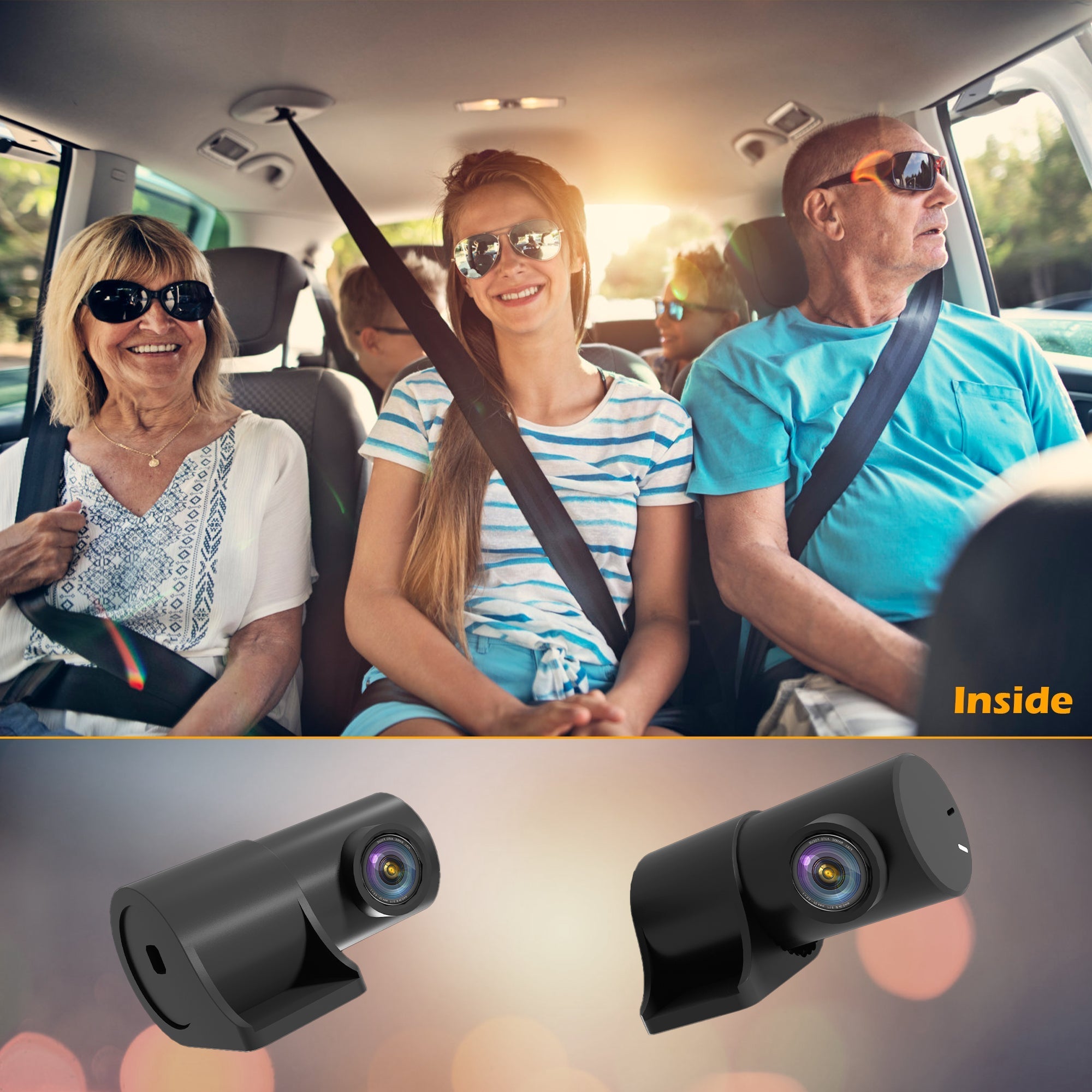 Redtiger In-Car 1080P Rear Back Up Camera For F7N/F17/F9