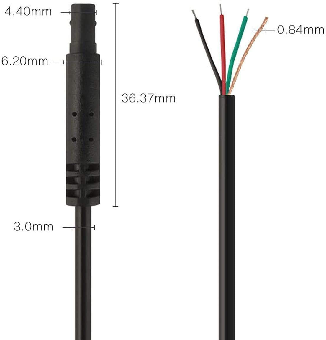 Redtiger 33/50Feet Backup Camera Longer Replacement Cable