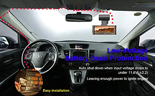 Redtiger Dash Cam Hardwire Kit For Parking Monitor