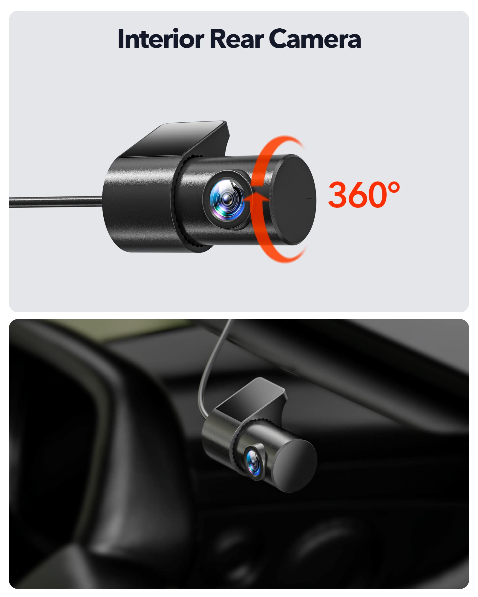 Redtiger F9 4K Dual Mini Dash Cam