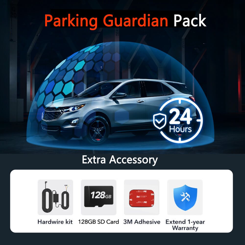Redtiger F17 4K 3-Channel 5G Wifi Dash Cam